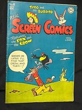 REAL SCREEN COMICS #8 VG+/ F- 1946 GREAT LOOKING BOOK GREAT PRICE MAKE AN OFFER picture
