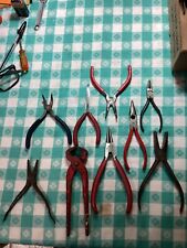 VINTAGE LOT OF (9) PLIER TYPE HAND TOOLS picture
