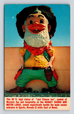Old Postcard LAST CHANCE JOE Nugget Casino Motor Lodge Sparks Nevada 36' Cowboy picture