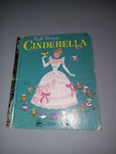 Walt Disney's CINDERELLA 1979 Vintage Little Golden Book picture