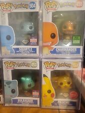 4 Funko Pop Pokemon Diamond Collection 453, 455, 504, 553 w/ protectors picture