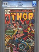 Thor #271 CGC 9.4 (1978) Avengers Nick Fury Iron Man Nova Captain Marvel Dr Doom picture