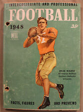 Orig 1948 Dell Intercollegiate & Professional Football Facts Figures Previews picture