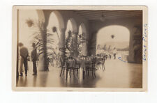 1920's Tropical Restaurant Dance Floor Island Fancy RPPC Photo Antique Postcard picture