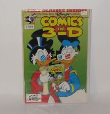 COMICS in 3D #1 Donald Duck / Uncle Scrooge 3D 1992 Disney Comics Bagged Edition picture