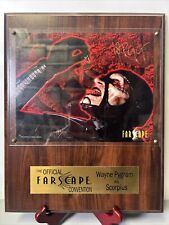 Official FARSCAPE Convention PHOTO Signed Wayne Pygram  As Scorpius Plaque picture