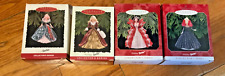 4 Hallmark Keepsake Ornaments Holiday Barbie Collection Yrs 1995 1996 1997 1998 picture