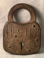 Vintage Hector 8 Levers Padlock NO KEY picture