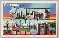 Postcard Greetings From South Dakota, Large Letter picture