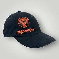 Jägermeister Baseball Cap Black with Orange Logo Embroidered Hat One Size picture