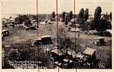 EAST TAWAS Michigan postcard RPPC Iosco County Tourist Haven State park camping picture