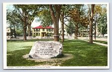 Postcard Line Of The Minute Men Memorial Lexington Massachusetts MA Phostint picture