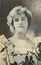 1898 Vintage Magazine Illustration Actress Isabel Irving picture