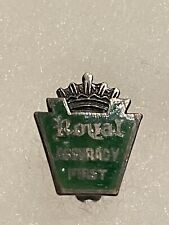 Vintage Royal Typewriter Enamel Pin Accuracy First - Sterling Silver picture