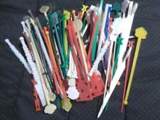 Vintage Lot of 85 1950s-80s USA, Mexico & Asia Hotels Swizzle Sticks picture