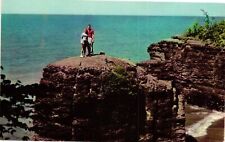 Vintage Postcard- Pulpit Rock on Lake Erie, Chautauqua County, NY picture