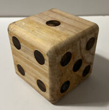 Collectible Oversized Wood Dice - Size 3 1/2