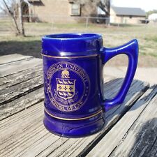 Vtg Washburn University School Of Law Coffee Mug Blue New 16 oz picture