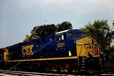 CSX es44dc # 5351 original railroad slide picture