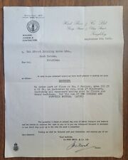 1961 Hird Bros & Co, Keighley, Builders Joiners Letter to Sun Street Printing... picture