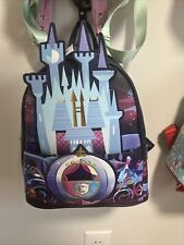 Loungefly Disney Cinderella Castle  Mini Backpack NWT picture