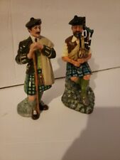2 Royal Doulton THE LAIRD & The Piper Statue  Figurine picture