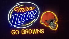 Cleveland Browns Lite Beer Neon Sign 19x15 Lamp Beer Bar Pub Room Wall Decor picture