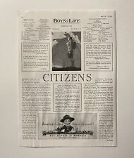 Boy Scouts Of America Boys Life Citizens 1934 Athenian Oath Recruiting Print Ad picture
