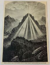 1876 magazine engraving~ LIGHT AT THE BARIOUND, VALLEY OF LUCERNE Piedmont picture