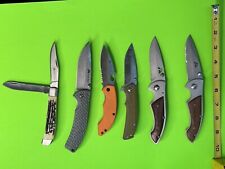 Lot of6 Branded Pocket Knives OZARK TRAIL Nice.  TSA           #35A picture