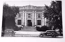 Minnesota, MN Aitkin County Court House Real Photo Postcard Old Classic Cars picture