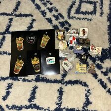 Large VINTAGE TO MODERN Lot 18 Hat Assorted KY Derby Lapel Pins Pinbacks (a) picture
