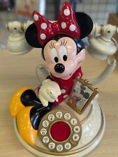 Vintage Telemania Disney Minnie Mouse Desk Telephone Pushbutton ** picture