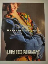 UnionBay Fashion Apparel Jeans UnionBay Vintage 1990s Print Ad picture