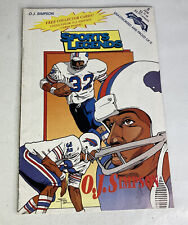 Sports Legends “OJ Simpson” Revolutionary Comics with Comic Football Cards picture