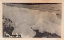 RPPC Soap Lake WA Washington Grant County Minerals Suds Photo Vtg Postcard A16 picture
