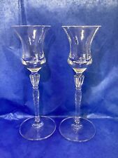 Set Of Royal Doulton Crystal Stemmed Candle Holders 7.5 Austria picture