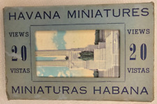 Vintage Havana Cuba Miniatures 20 Views With 20 Photocards picture