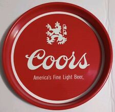 Vintage Coors Light Beer Metal Serving Tray 13”  picture