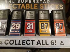 Tim Horton's Limited Edition Hockey Sticks, Lockers & display complete set NIB picture