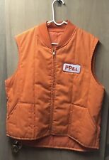 Vintage P.P.&L. Coal Sample PPL Pennsylvania Power & Light Orange Vest picture
