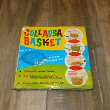 Vintage COLLAPSA BASKET Multi Use Modern Cooking Wire Strainer With Original Box picture