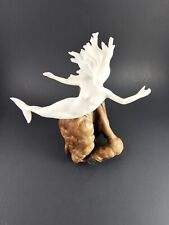 John Perry Mermaid Burl Wood Sculpture Figurine picture