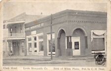 GA~GEORGIA~GREENE COUNTY~CLARK HOTEL~LEWIS MERCANTILE~BANK OF WHITE PLAINS~c1915 picture