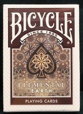 Bicycle Elemental Playing Card Deck - Earth - NEW/SEALED picture