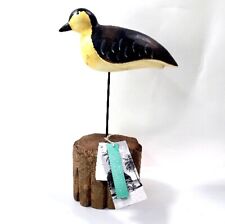 Folk Art Seagull Handcarved  From Mango Wood On A Stik Decor Or Decode . picture