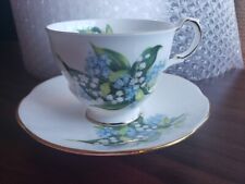 Rosina Queen's Fine Bone China Tea Cup & Saucer Lily Of The Valley England picture