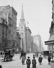 Fifth Ave and 28th Street Photograph Scene of New York City 1905 8x10 Photo Art picture