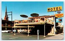 THE DALLES, OR ~ Roadside OREGON MOTOR MOTEL c1960s Cars Wasco County Postcard picture
