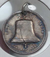 1876 U. S. Centennial Exposition Charm, Liberty Bell, Independence Hall, Key Die picture